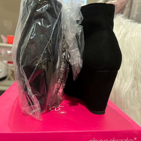 Nivera Platform Wedge Bootie black size 8 - Picture 4 of 6